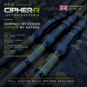 10ft Cipher-R Olive Green Carp Rod